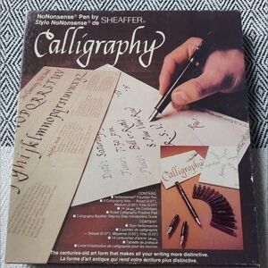 Vintage Original Box Sheaffer Calligraphy NoNonsense Pen Nibs Set 1980/ USA